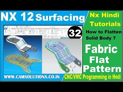 Siemens Nx 12 Surface Modeling Tutorials | Fabric Flat Pattern Surface Nx 12
