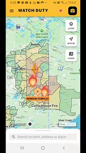 Current evacuation and fire perimeter maps. | Welcome To Finland, MN