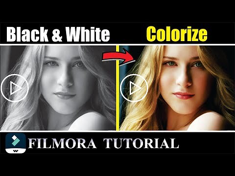 How to Convert Black and White Video to Color Video in Filmora | Colorize Black & White Videos