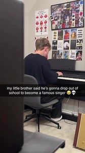 7.3M views · 329K reactions | someone tell bro to stop  #popmusic #songwriter #pop #singing #piano | Tom Cooper | Facebook