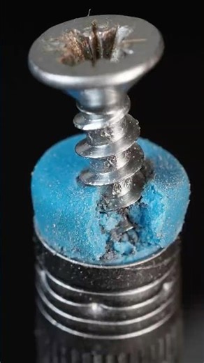 Screw in Eraser – Macro View #macroview #closeup #satisfyingvideo #screwaction #MacroSultan