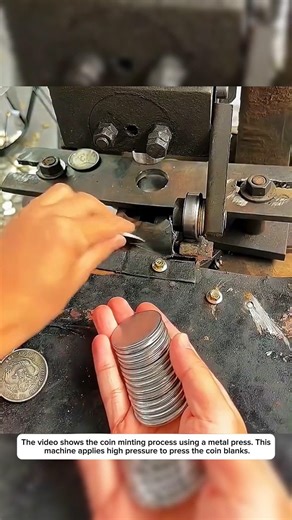 coin minting process#shortvideos #machinetechnology