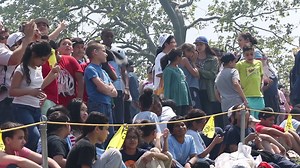 Fort Hamilton celebrates the beginning of #FleetWeekNYC with an 11 gun salute as USS Bataan (LHD 5) enters New York Harbor. | Fleet Week New York