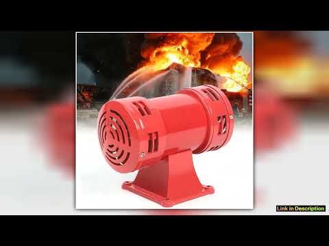Air Raid Horn Industrial Motor Driven Electric Siren Industry Loud Alarm MS490 140db Enhanced Desig