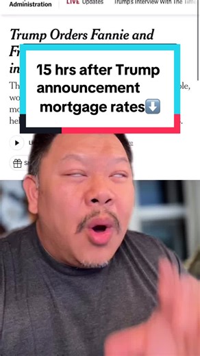 IT HAS BEGUN. Last night, President Trump said he’s directing Fannie Mae & Freddie Mac to buy $200 BILLION in mortgage bonds/MBS to help bring mortgage rates down. Big difference vs 2020–2021: this isn’t the Fed doing QE — it’s the housing agencies using their resources (details still developing). And today we also got a weaker-than-expected jobs report (50k jobs vs 60k expected), which can support lower rates if it keeps pressure off inflation and keeps rate-cut expectations alive. Rates improv