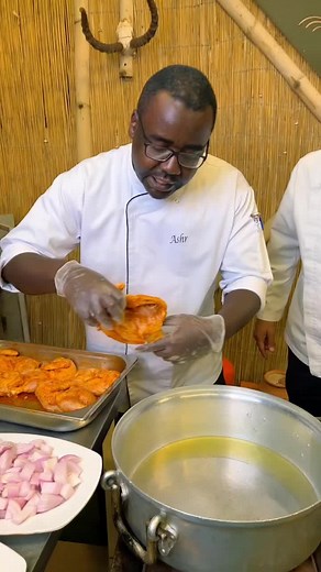 Professional Chefs Prepare Delicious Marinated Chicken