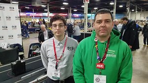 Chris Stilson visits with TCS Train Control Systems to learn more about their LCC command station, here at the Amherst Railroad Hobby Show in West Springfield, Mass.! | Railroad Model Craftsman Magazine