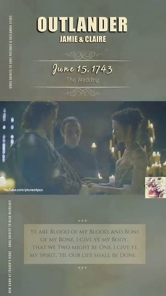 Outlander | Jamie & Claire | The Wedding | #shorts | #outlander