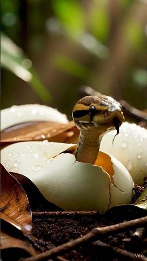 “Baby Pythons Hatching | Realistic 4K Wildlife Moment | Python Eggs Documentary” #wildlife #nature