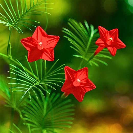 50 Cardinal Climber Seeds | Red Star Vine for Trellis - Etsy