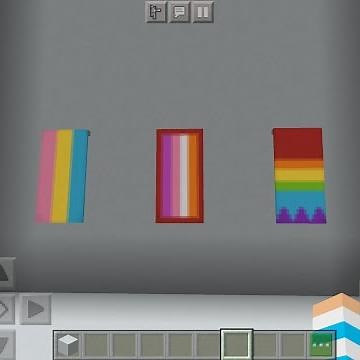 Pride Flags in Minecraft #1: Lesbian, Gay, and Pan
