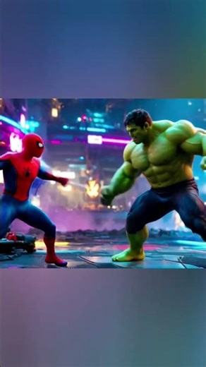 Hulk fight with alian cat and #marvel #ironman #avenger#futureavengers #marvelsavengers # spiderman