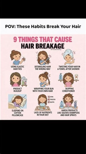 9 Hair Mistakes That Cause Hair Breakage