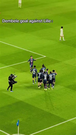Dembele goal against psg vs lille #psg live streaming #lille #dembele #ligue1