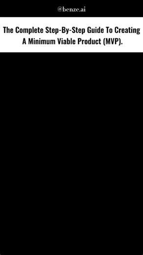 ⌬ AI on Instagram: "Startup MVP Plan👨‍💻 Learn how to create a Minimum Viable Product (MVP) with this step-by-step guide from MicroConf. Avoid common pitfalls, validate your idea, and build a product that customers actually want. 🚀 #ai #startup #business #coding #openai #opensource #mvp #programming #reelsi̇nstagram"