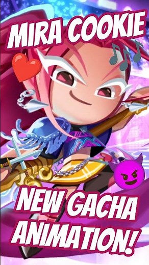 Mira Cookie's New Gacha Animation! #Shorts #CookieRun #CookieRunKingdom #KPOPDemonHunters #Animation