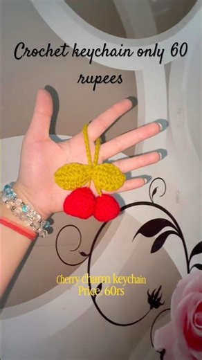 60 Mein Itne Cute Crochet Keychains 😳💖” keychain under rupees 100 #viral #trending #shortsfeed