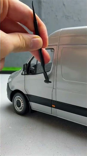 This toy Mercedes Sprinter has more than real cars 🚐 #diecast #shorts sprinter #toycars #shorts