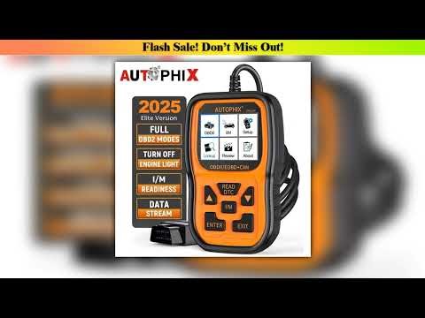 Must Buy 2025 Autophix OM126P Professional OBD2 Scanner Car Code Reader Automotive EOBD JOBD