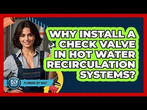 Why Install A Check Valve In Hot Water Recirculation Systems? - Plumbing DIY Daily
