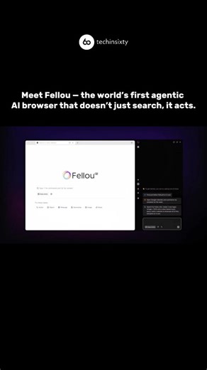 Techinsixty | AI | Hacks | Web on Instagram: "Fellou redefines browsing by turning your instructions into fully automated workflows across the web and your desktop. From deep research to competitor analysis, e-commerce automation, stock tracking, and GitHub tasks, Fellou handles complex multi-step processes with precision. It remembers your context, shows you every planned action for full transparency, and executes tasks end-to-end so you can focus on decisions, not the manual work. Key Features