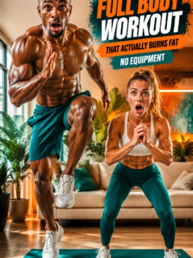 10 Min Full Body Workout That Actually Burns Fat — No Equipment #challenge #fitnessmotivation #fitnessgoals