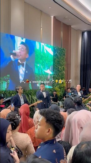 POV watching ADA band concert at friend's wedding #adaband #alwaysada