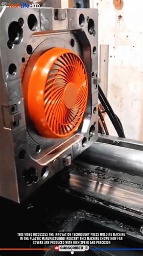 Innovation Technology Press Molding Machine: Mass Production of Safe Fan Covers #tech