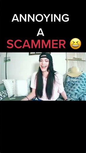 ANNOYING A SCAMMER on purpose LOL #funny #irlrosie #comedy