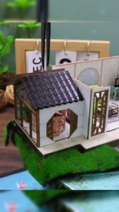 Spilay DIY Miniature House Kit, Fairyland Miniature Dollhouse Kit with Music Box, Mini House Building Kit Book Nook for Adult, Creative Bookshelf Decoration & Unique Gift