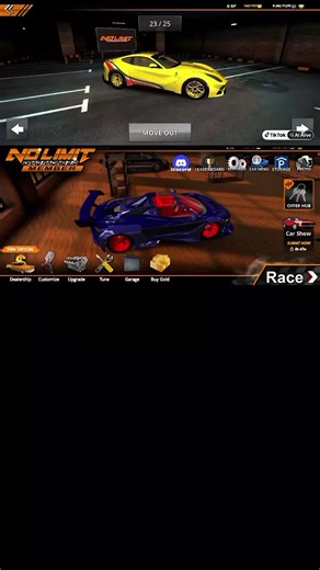 whiche one is the coolest , mÿ no limit drag racing 2 garage comes alive #fyp #cars #fypgaming #nolimitdragracing2 #nolimit2