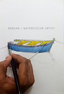 LINE AND WASH 💖 Watercolor Painting Demonstration // Full drawing tutorial by Ranjan/Watercolor Artist #ranjanwatercolorartist #fbpost2025 #fbreelsvideo #reelsfacebook #reelsviral #reelschallenge #fbviral #FBVIDEO #videoviral #videos #fb #watercolor #reelsviralfb #trendingreels #viewers #draw #follower #artist #artwork #artgallery #scenery #watercolourpainting #demonstration #followerseveryone #followersreels #follow #art #boating @topfans | Ranjan/Watercolor Artist