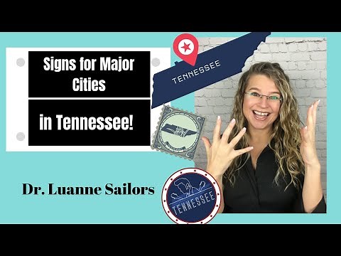 Sign Language for Major Cities in Tennessee // ASL // SIGN TRIBE ACADEMY