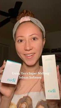 Using Ilso’s Super Melting Sebum Softener🤍 #ilso #sebumcontrol #skincare #skincareproduct