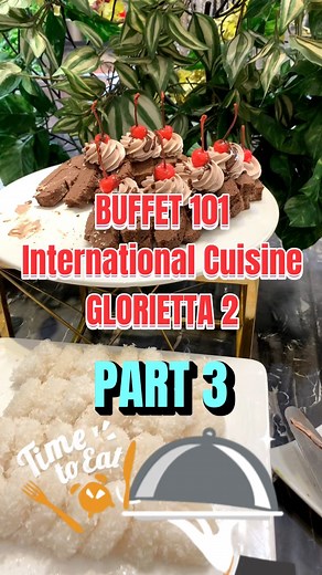 Buffet101 offers a birthday promo where you can dine in free for the whole month of your birthday if you’re accompanied by 3 full-paying guests. Discounts are also given to large groups. #LunchBuffet #birthdaycelebration #buffet101 #buffet101glorietta #fbviralreels #fbreels2024 #fbviralvideo @highlight | Jholieanah Marie