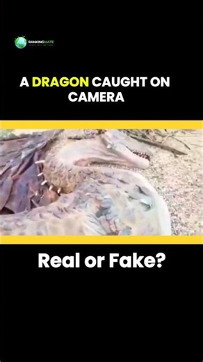 A dragon caught on camera? 🐉😨