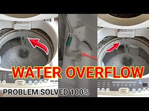 Top load washing machine overflow || Lg automatic washing machine drain problem || #wateroverflow