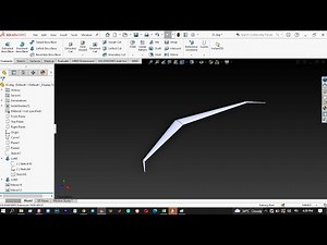 NACA 2412 3D AIRFOIL PLOT IN SOLIDWORKS | 3D AIRFOIL| ANGLE