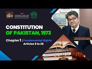Fundamental Rights: Chapter 1 of Constitution of Pakistan 1973 I Articles 8-28 by Muhammad A. Qayyum