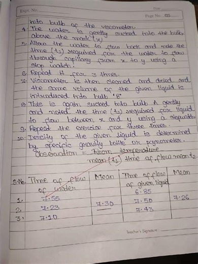 To determine the viscosity of a liquid or solution by ostwald viscometer#shortvideo #viralreels