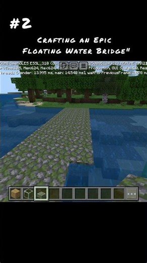 "Minecraft: Crafting an Epic Floating Water Bridge" #2