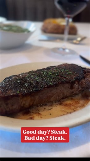 Ruth's Chris Steak House on Instagram: "Whatever kind of day you had, you earned this."
