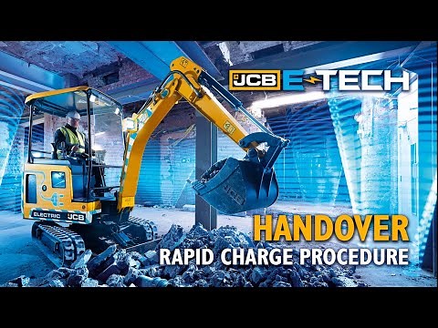 JCB E-TECH 19C-1E Electric Excavator - Rapid Charge Procedure