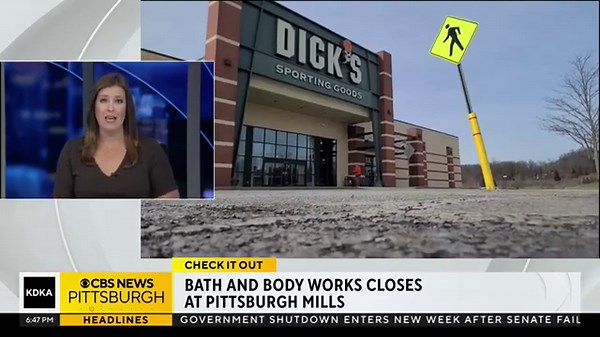 Bath and Body Works closes at Pittsburgh Mills mall