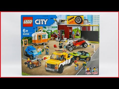 LEGO City 60258 Tuning Workshop Speed Build Review