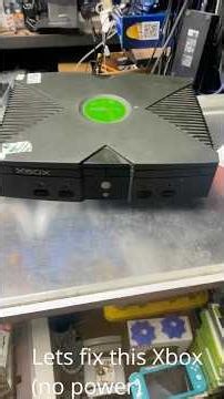 Dead Xbox trace repair and capacitor fix!