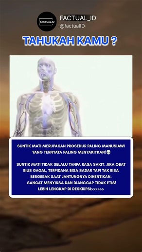 SUNTIK MATI💀‼️ #harusberanda #foryou #horror #history #faktaunik #faktadunia