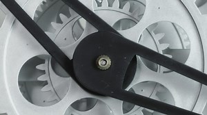 Clock machine working - Free Stock Video