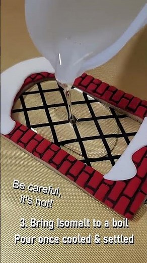 EASY Isomalt Gingerbread Windows!