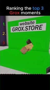 Ranking the top 3 Grox moments. #minecraft #ranking #minecraftshorts